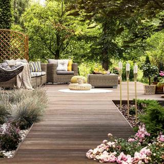 B2X Gartenfackel Bambus 10er Set  