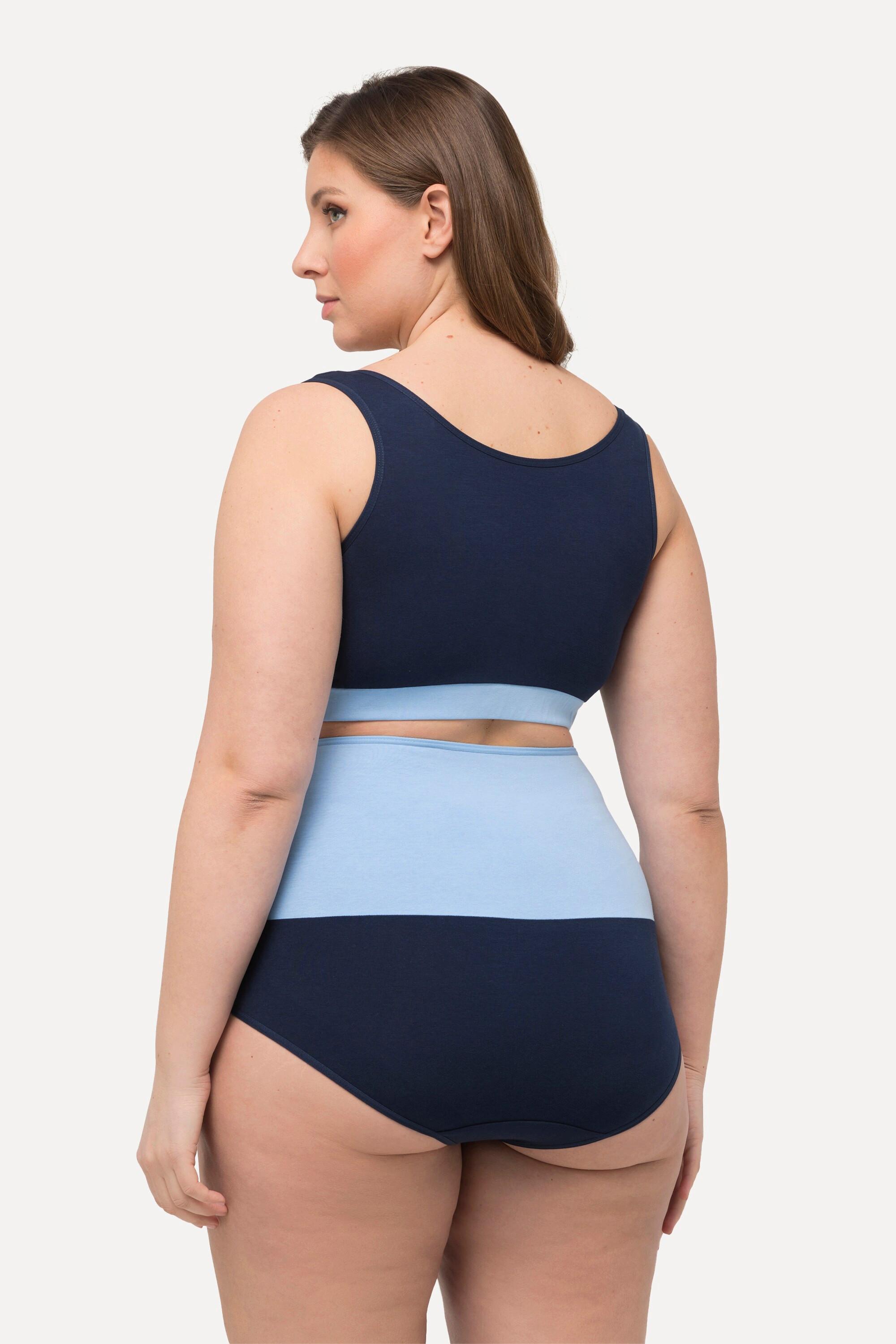 Ulla Popken Bellieva Bustier allattamento senza cuciture in cotone biologico  