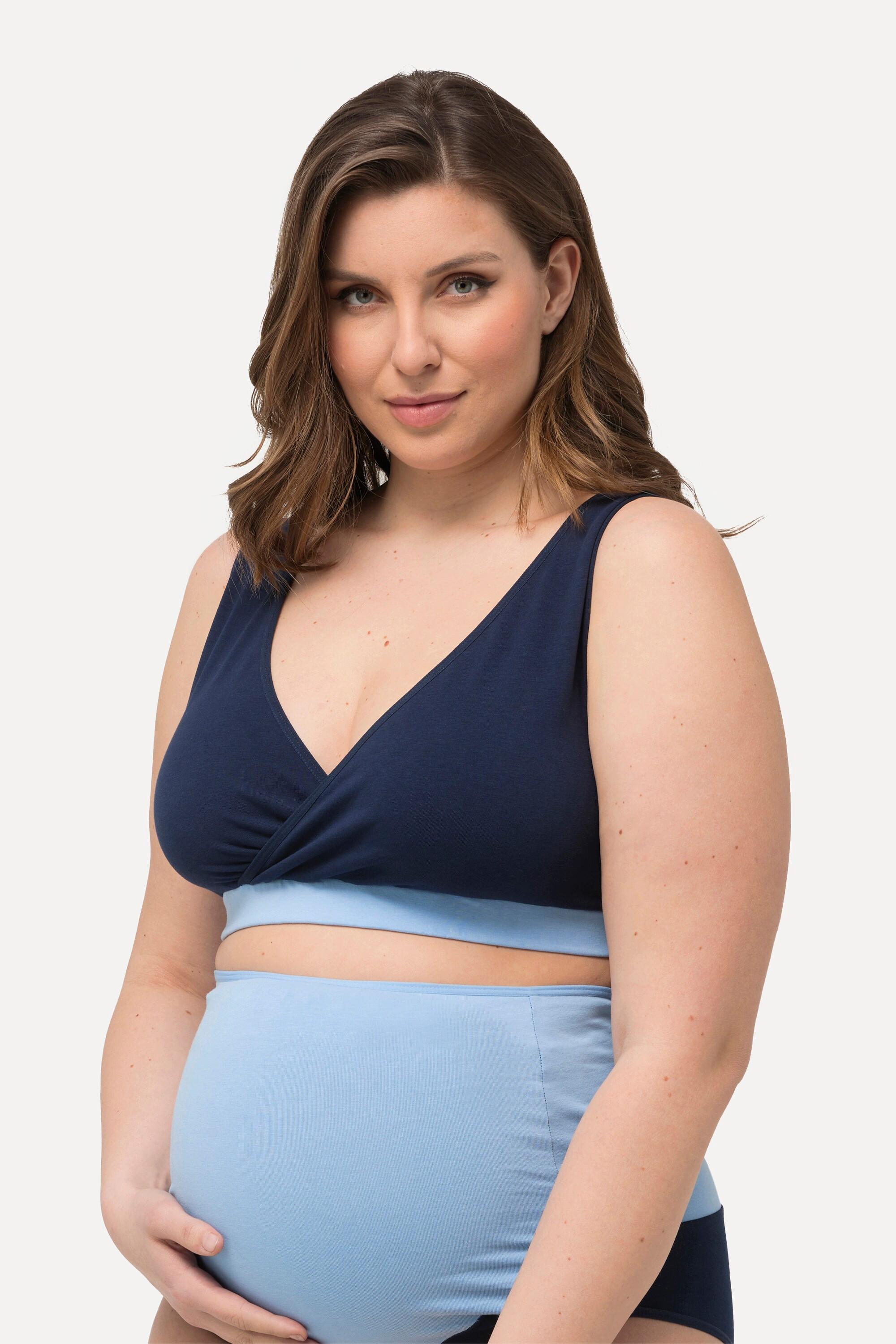 Ulla Popken Bellieva Bustier allattamento senza cuciture in cotone biologico  