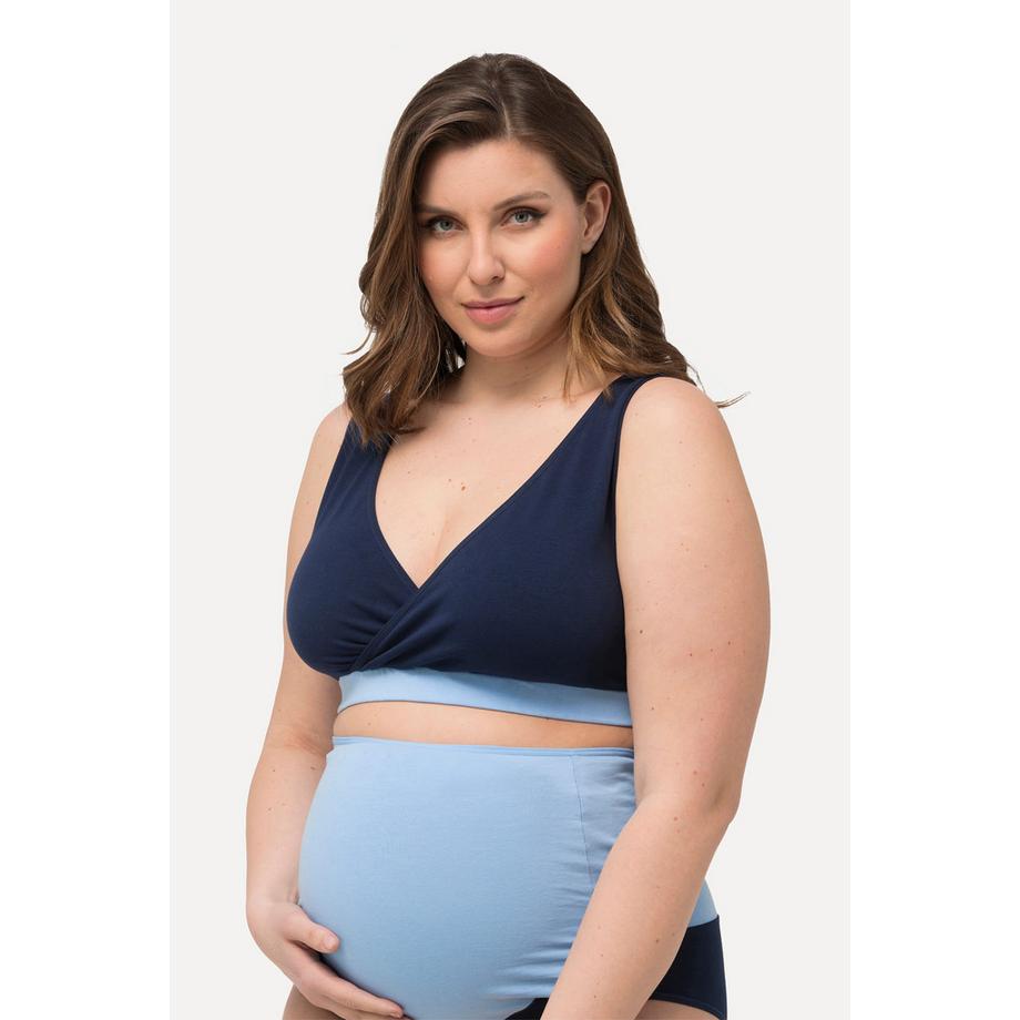 Ulla Popken Bellieva Bustier allattamento senza cuciture in cotone biologico  