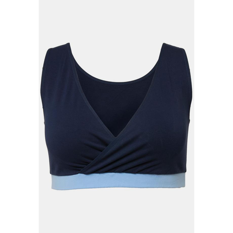 Ulla Popken Bellieva Bustier allattamento senza cuciture in cotone biologico  