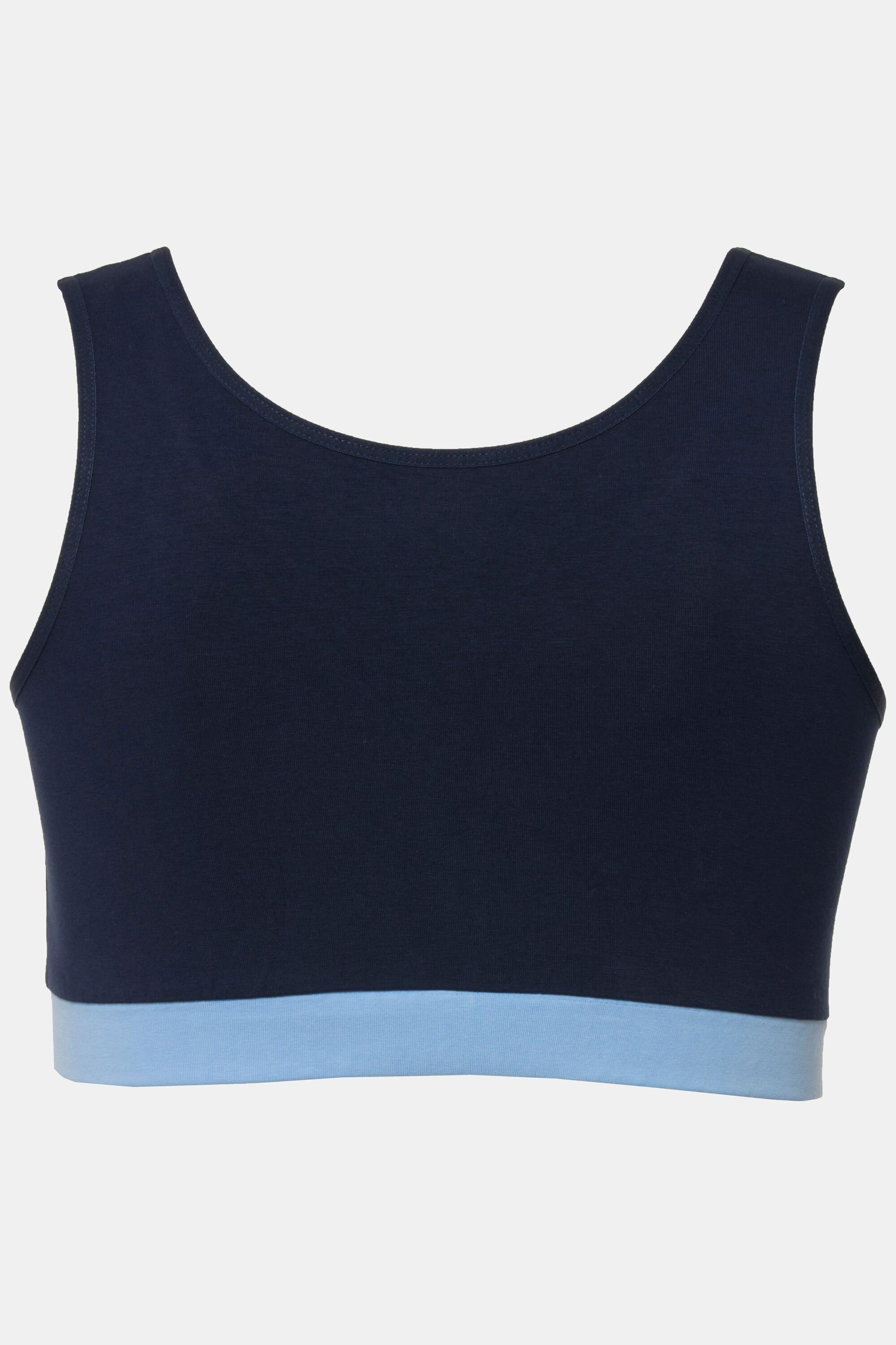 Ulla Popken Bellieva Bustier allattamento senza cuciture in cotone biologico  