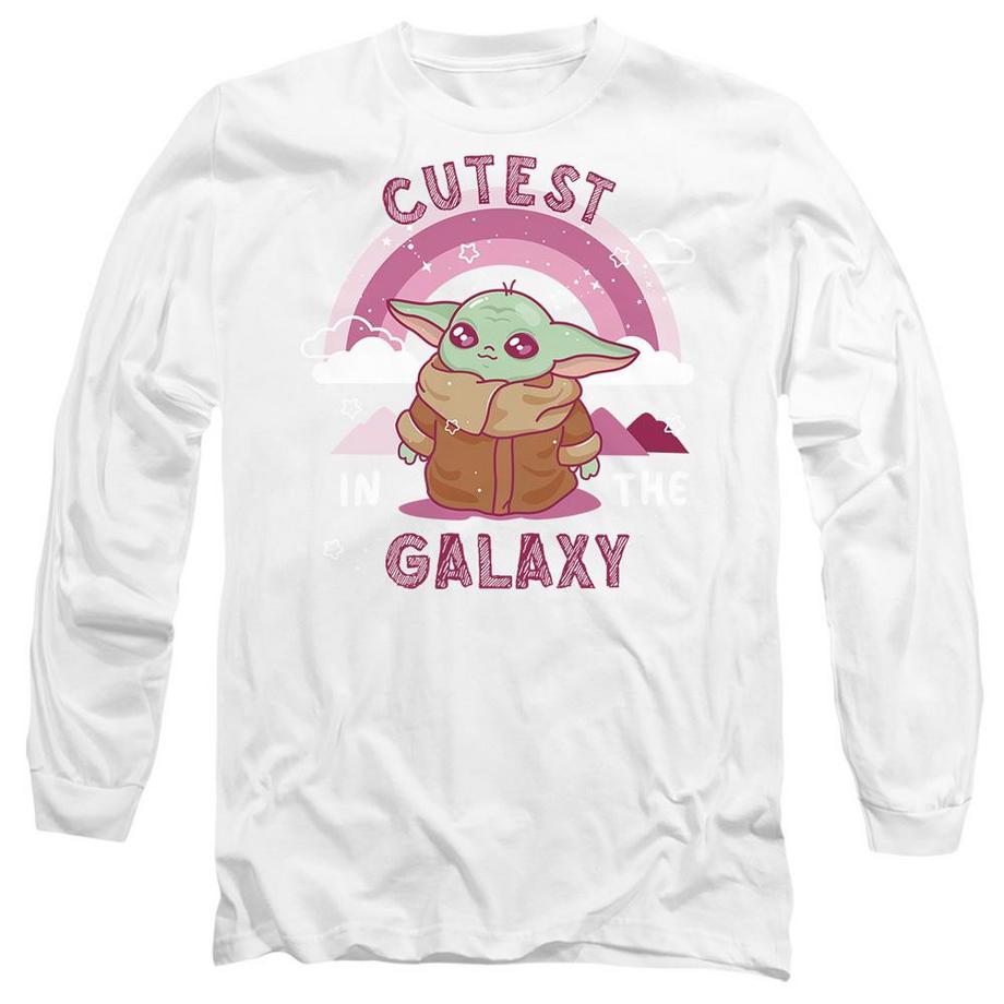 STAR WARS Cutest In The Galaxy T-Shirt Maniche Lunghe  
