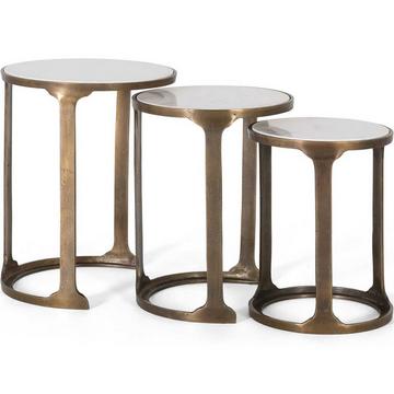 Couchtisch Mata (3er-Set) antik