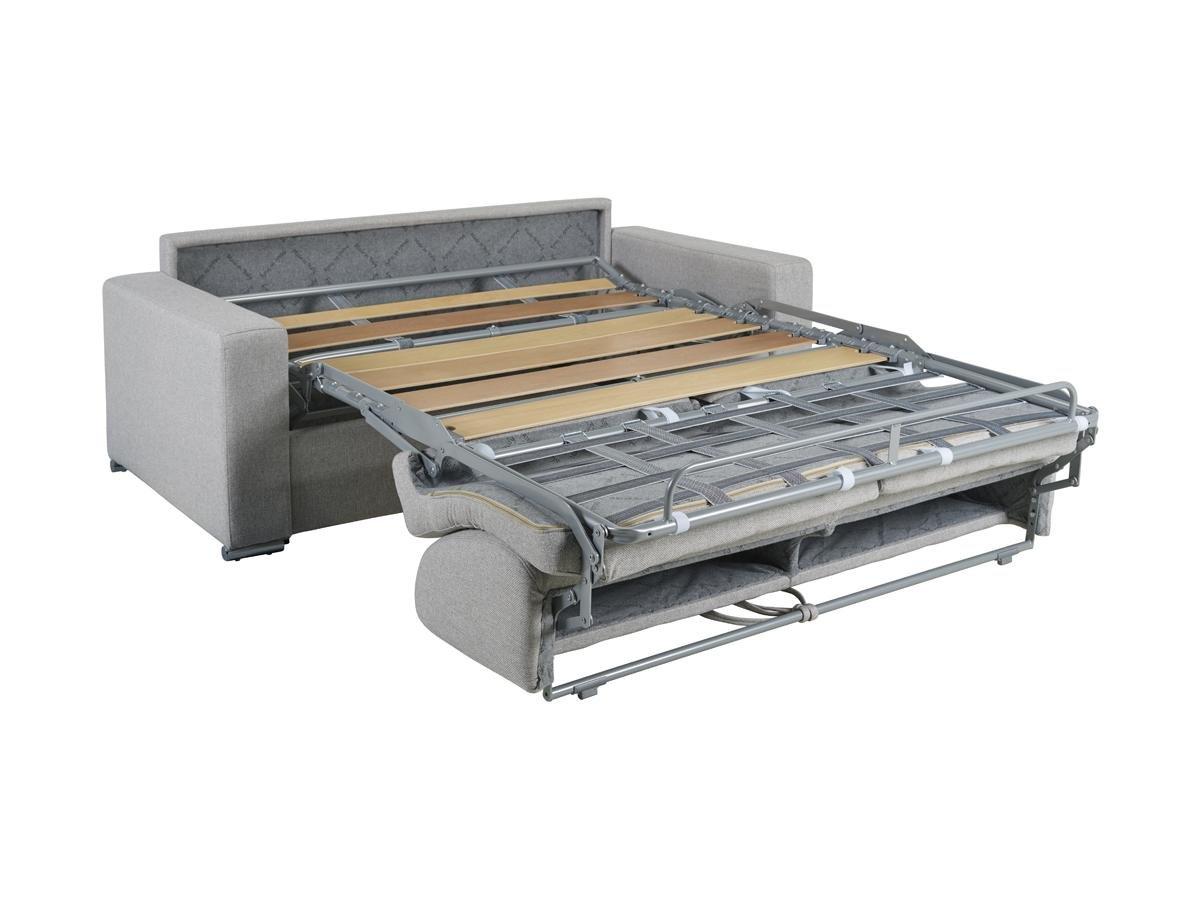 LINEA SOFA Schlafsofa 3Sitzer Stoff CALITO Liegefläche 1 Matratzen  