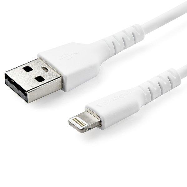 STARTECH.COM  StarTech.com 2m strapazierfähiges es USB-A auf Lightning-Kabel - Hochbelastbare, robuste Aramidfaser - USB Typ-A auf Lightningkabel - Lade-Synchronisationskabel - Apple MFi-zertifiziert iPadiPhone 12 