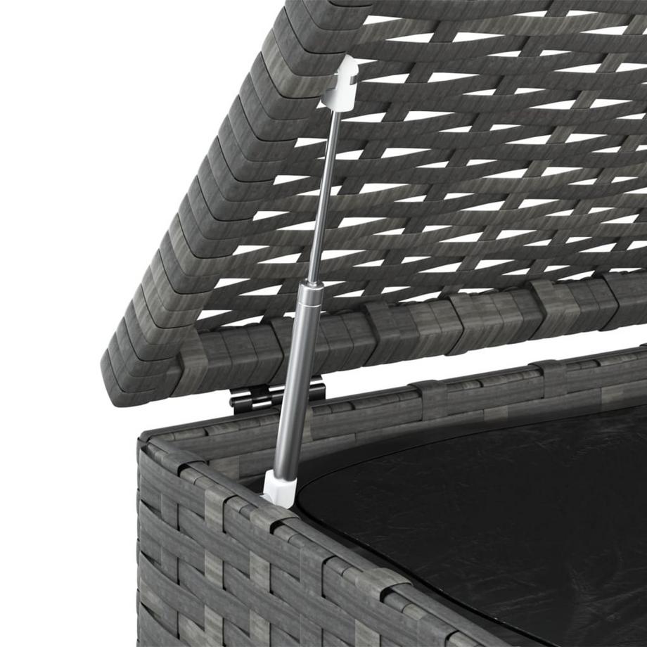 VidaXL Boîte à coussins rotin synthétique  