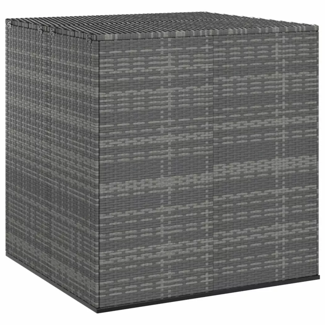 VidaXL - Boîte à coussins rotin synthétique, One Size, Gris