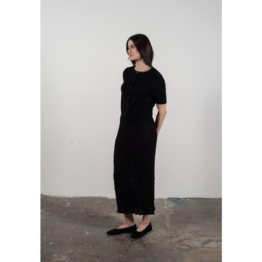 Studio Cashmere8 FRIDA 5 Rundhals Kurzarm Cardigan  