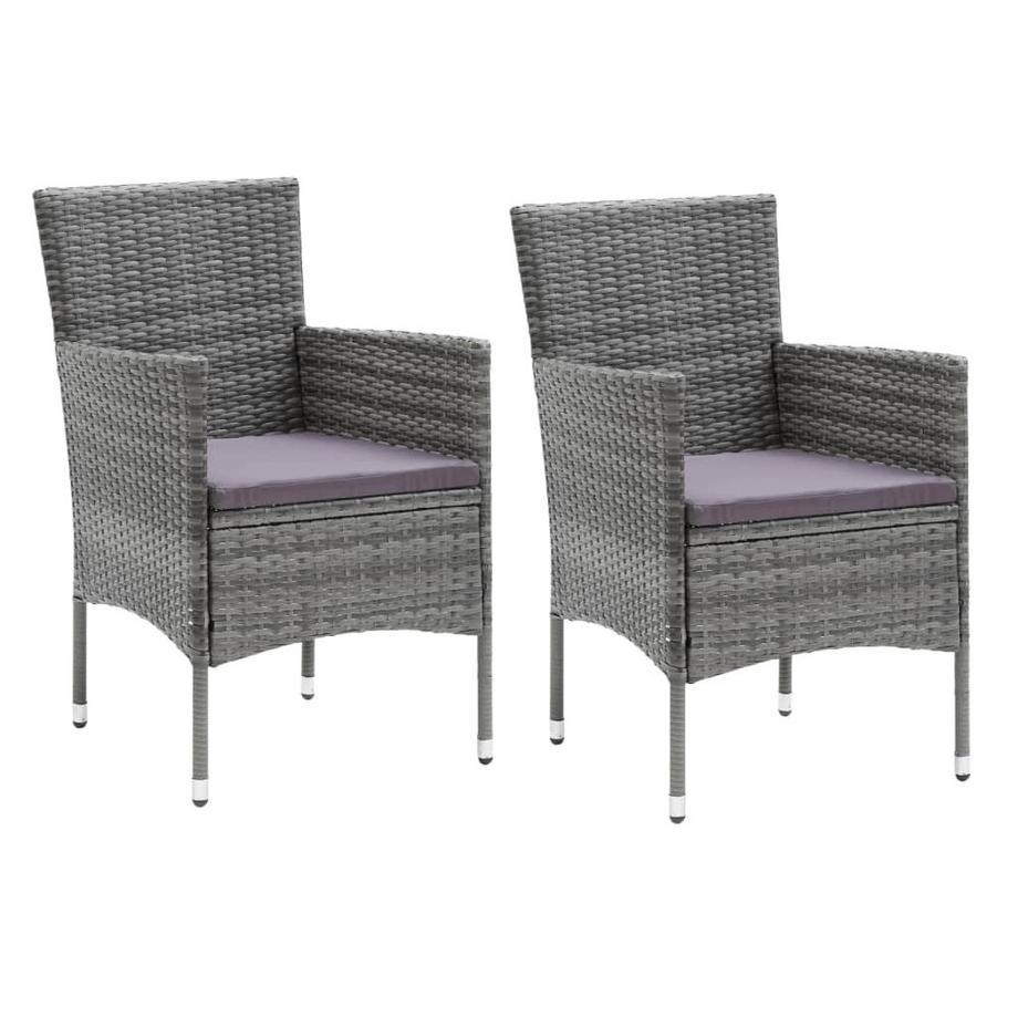 VidaXL set da pranzo Polirattan  