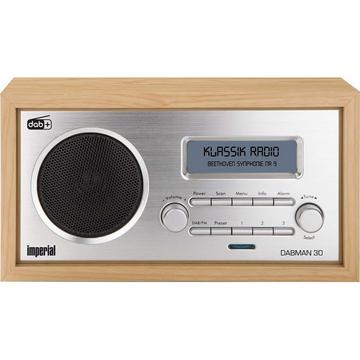 Radio DAB+ / FM Bois Look Rétro DABMAN 30