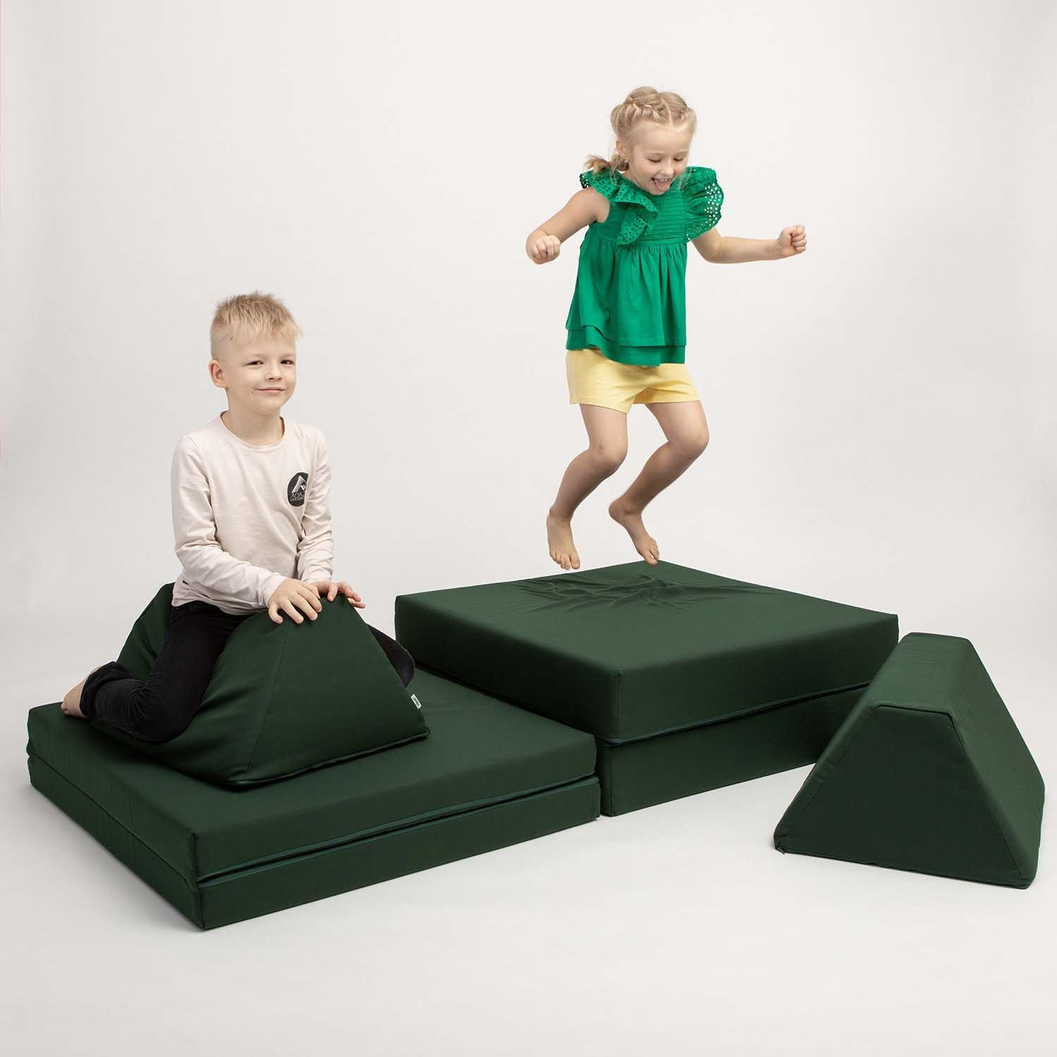 Couchy Kindersofa XL - Tiefgrün  