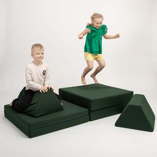 Couchy Canapé pour enfants xl - vert profond  