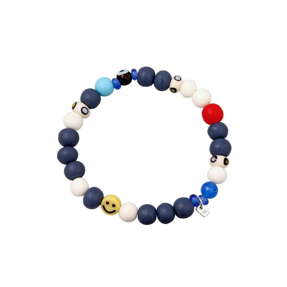 Kuzzoi  Bracelet Bracelet Perles Homme Résine Multicolore 
