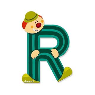 Janod Buchstaben Clown R  