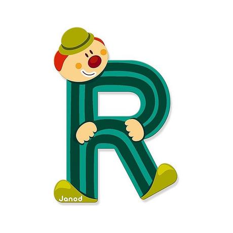 Janod Buchstaben Clown R  