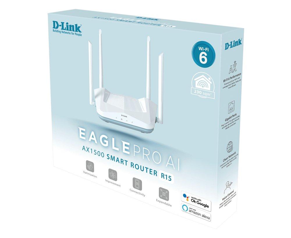 D-Link  R15 Routeur EAGLE PRO AI AX1500 