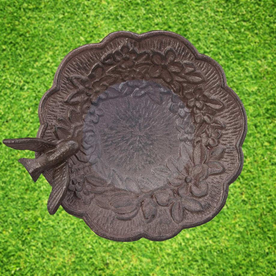 Northio  Bagno per uccelli in ghisa 