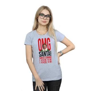 Elf OMG I Know Him Grafik T-Shirt  