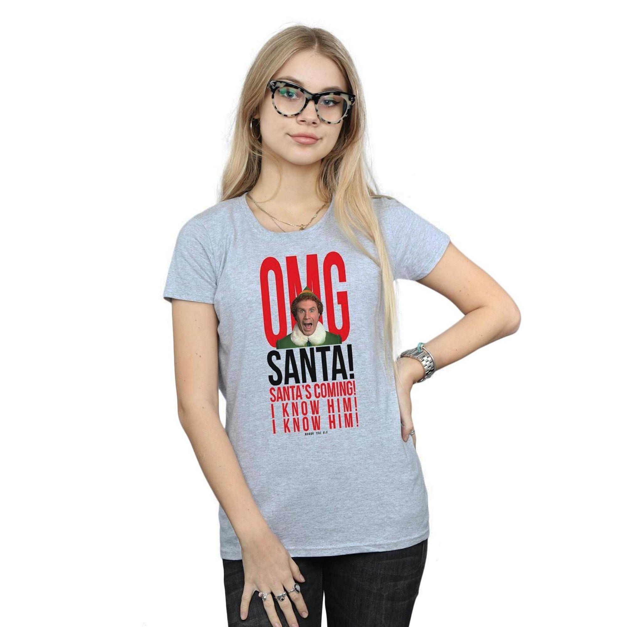 Elf OMG I Know Him Grafik T-Shirt  