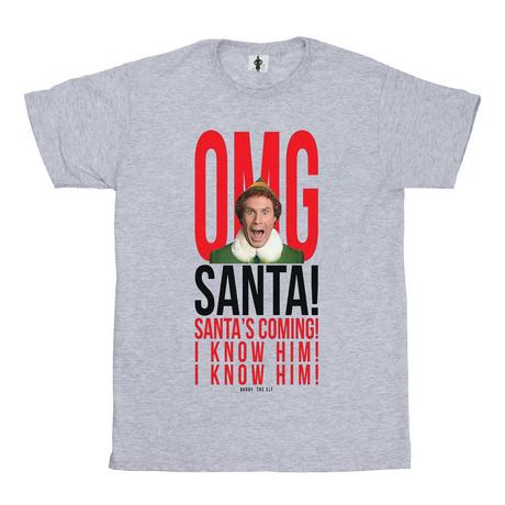 Elf OMG I Know Him Grafik T-Shirt  