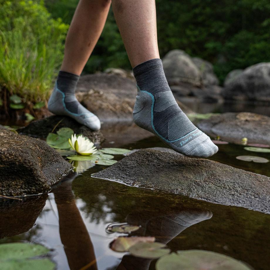 Darn Tough Vermont  Darn Tough Chaussettes Femme Cheville Randonnée Laine Mérinos Légères 
