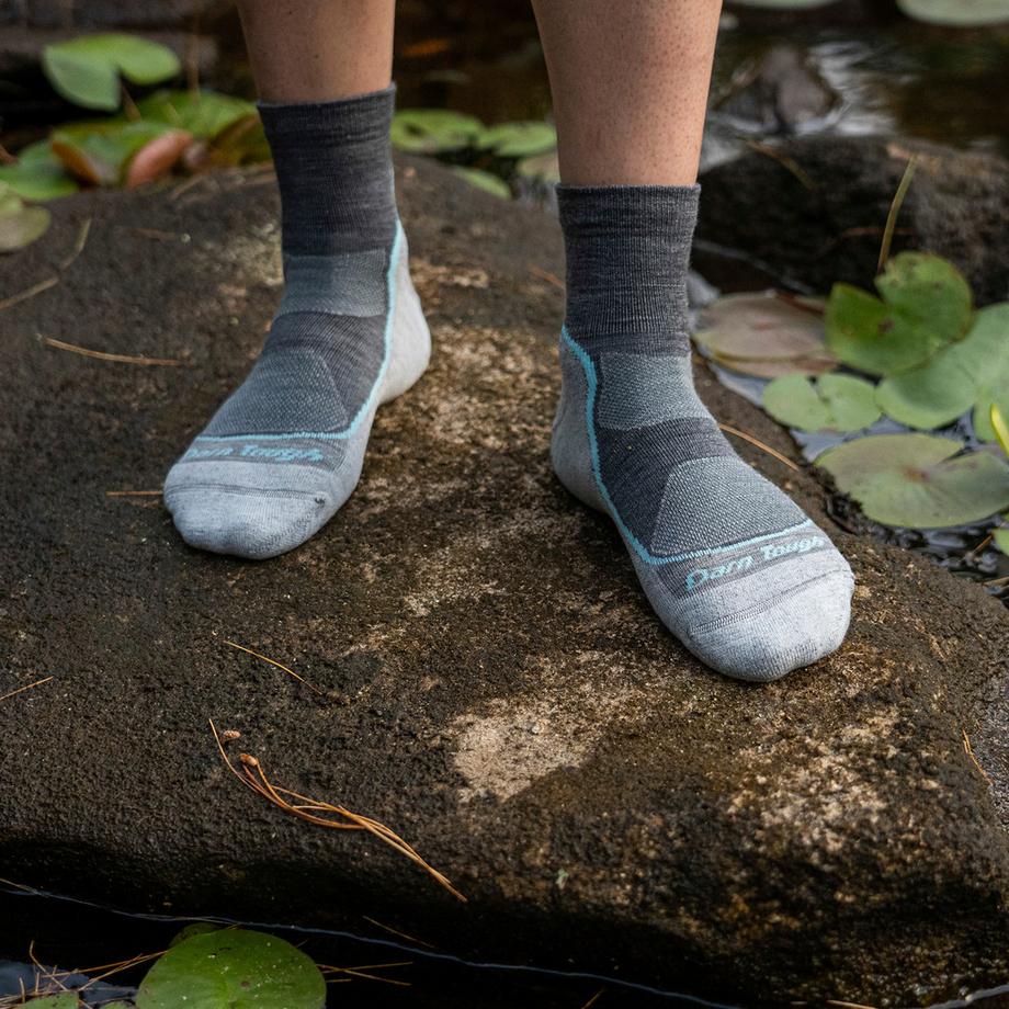 Darn Tough Vermont  Darn Tough Chaussettes Femme Cheville Randonnée Laine Mérinos Légères 
