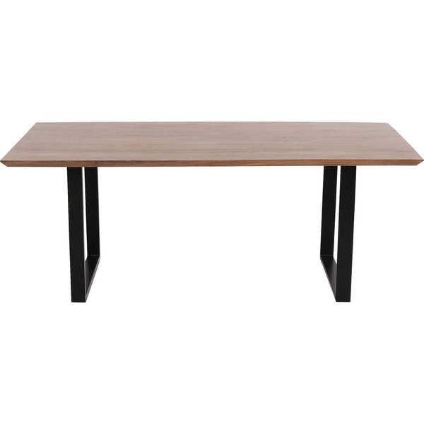 KARE Design Tisch Symphony Walnut Schwarz 160x80cm  