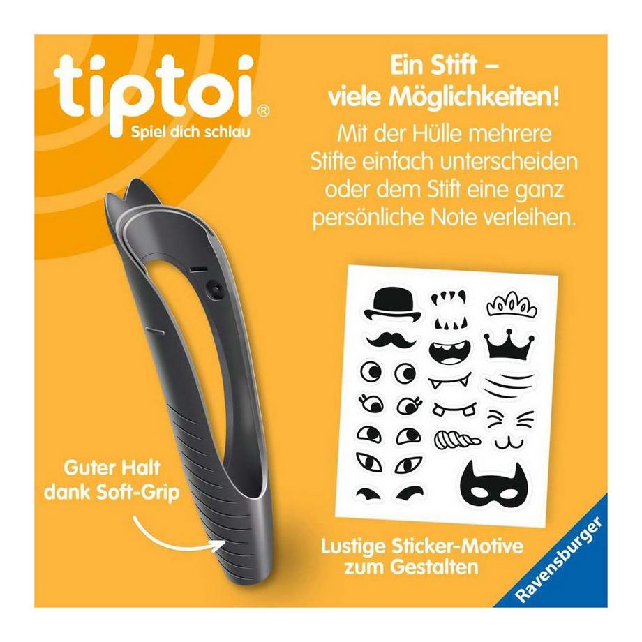 Ravensburger  tiptoi Stift-Hülle zum Wechseln Schwarz 