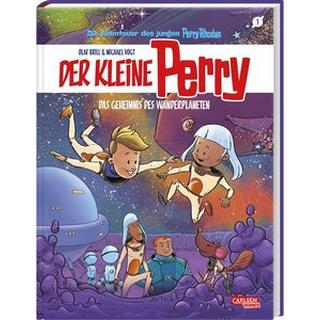 Der kleine Perry 1: Das Geheimnis des Wanderplaneten Brill, Olaf; Vogt, Michael (Illustrationen) Copertina rigida 