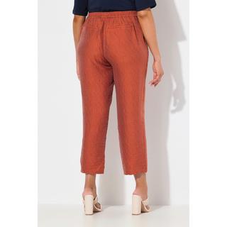 Ulla Popken Hose Rena Struktur Lyocell Komfortbund  