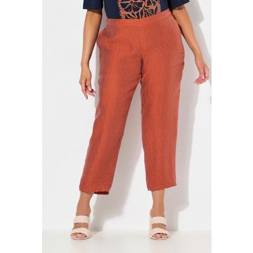 Pantalon Rena en lyocell texturé. Taille confortable