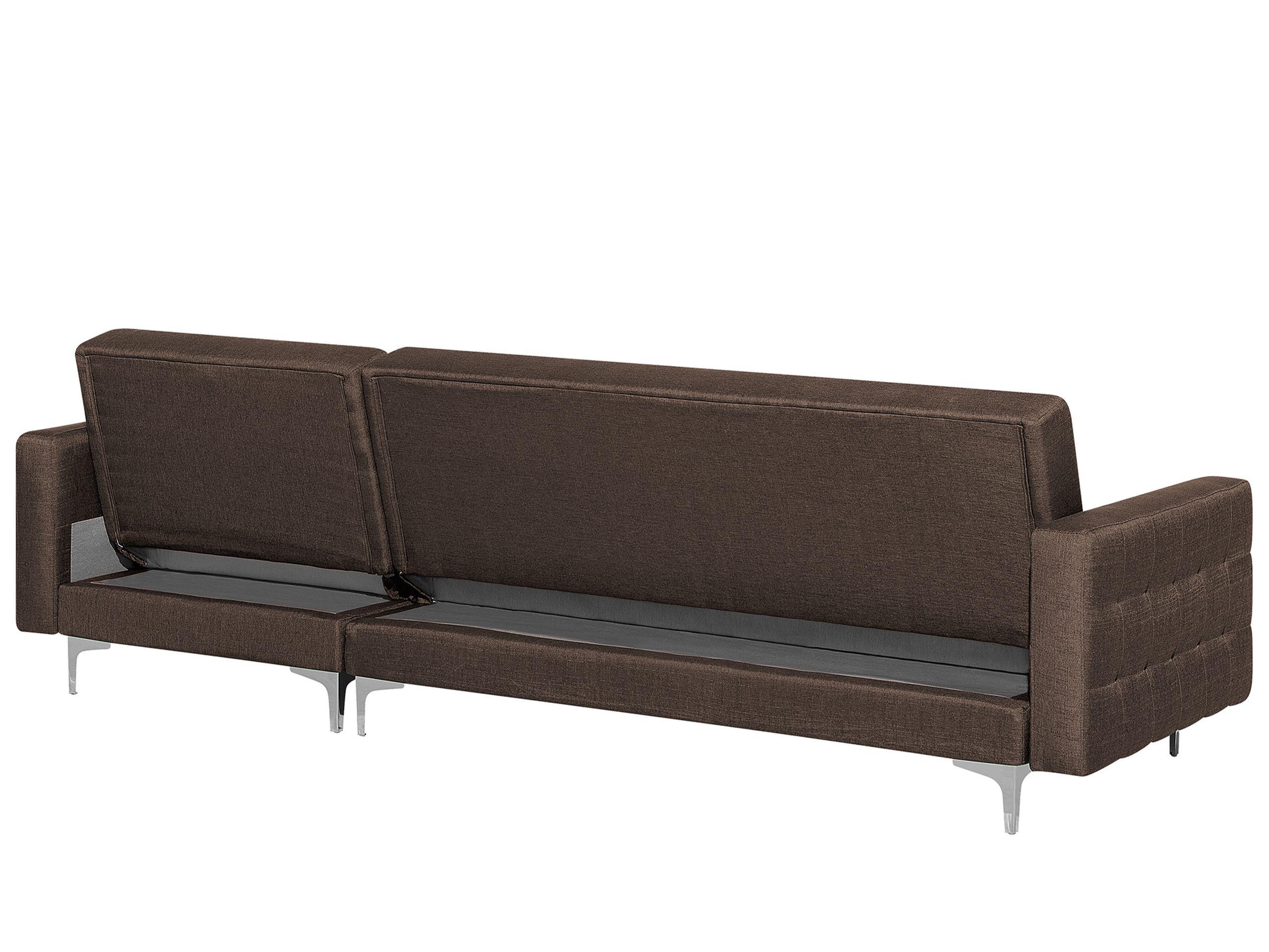 Beliani Ecksofa aus Polyester Retro ABERDEEN  