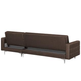 Beliani Ecksofa aus Polyester Retro ABERDEEN  