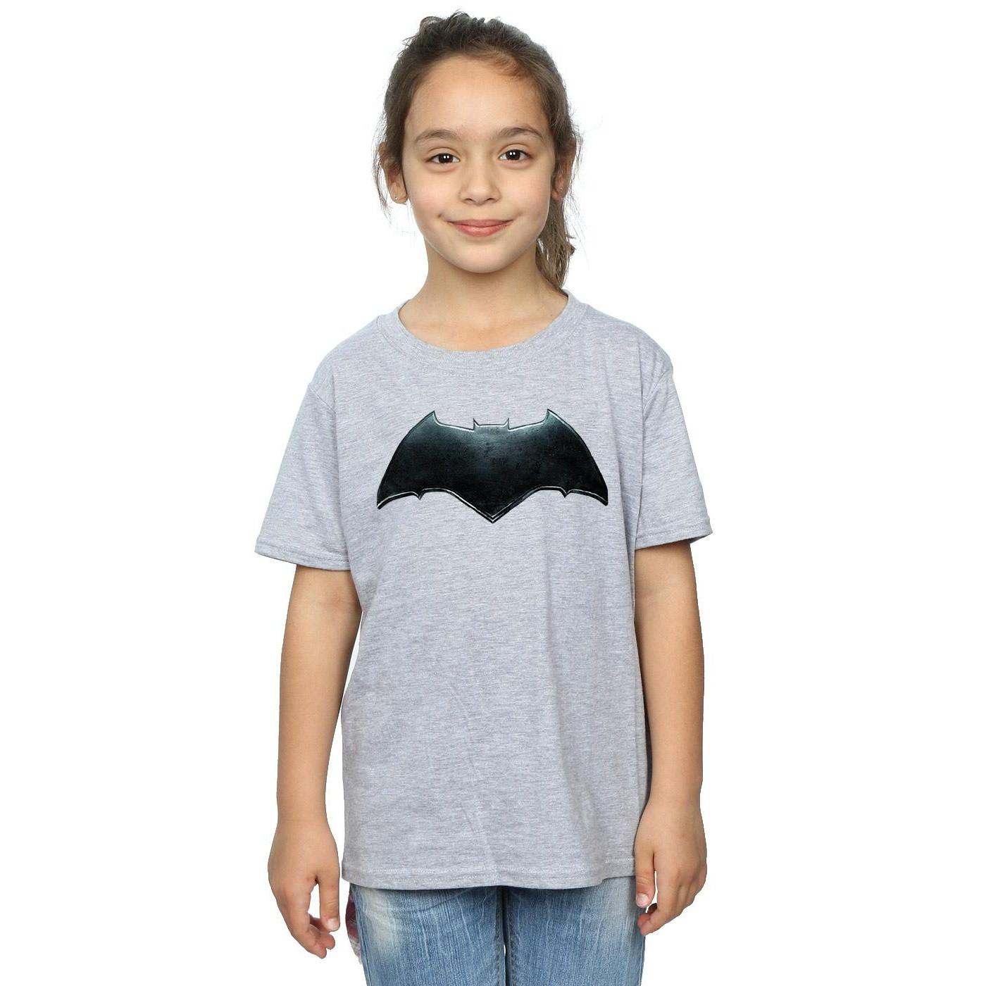 DC COMICS  Justice League Movie Batman Emblem TShirt 