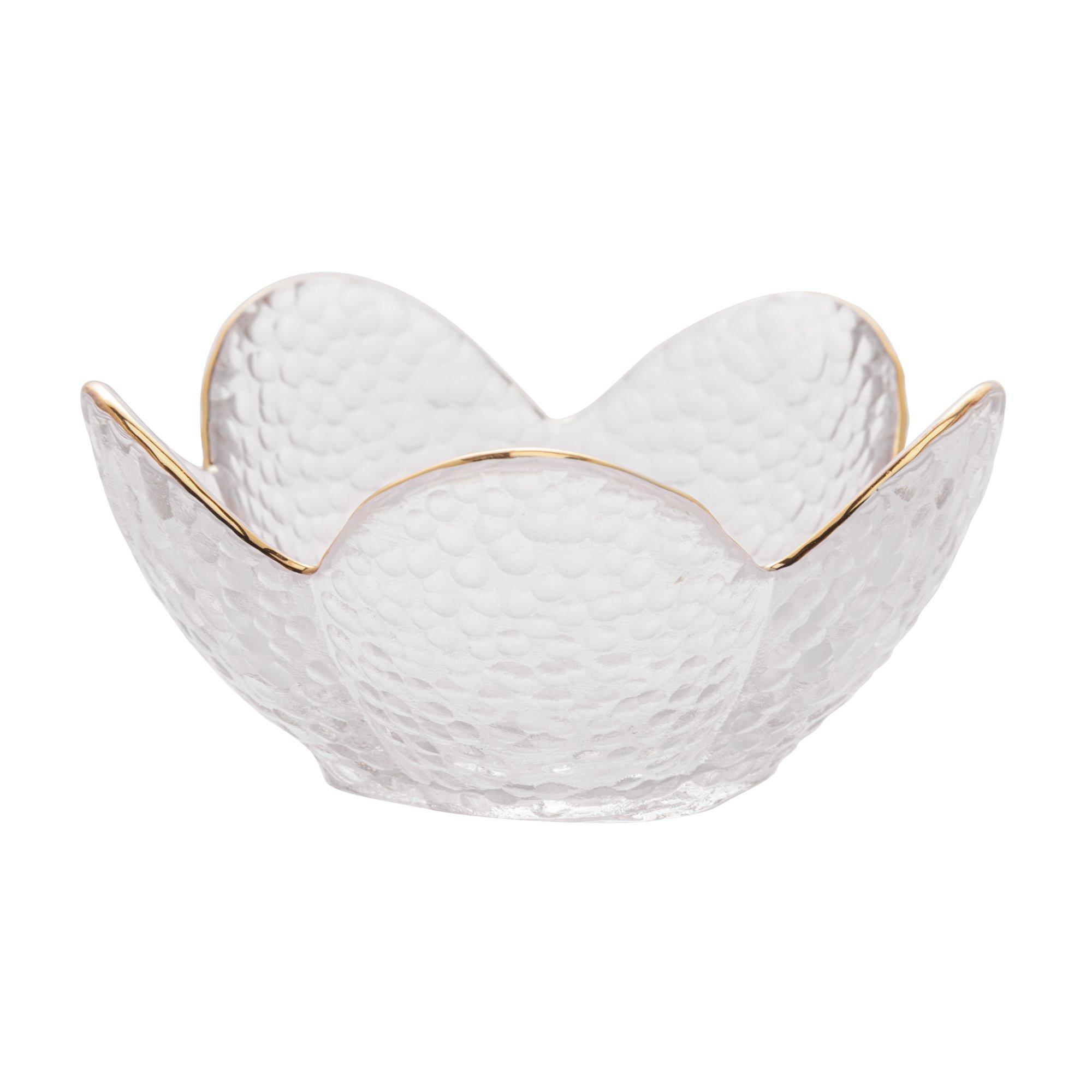 Wolff Blume Kristall Schale  