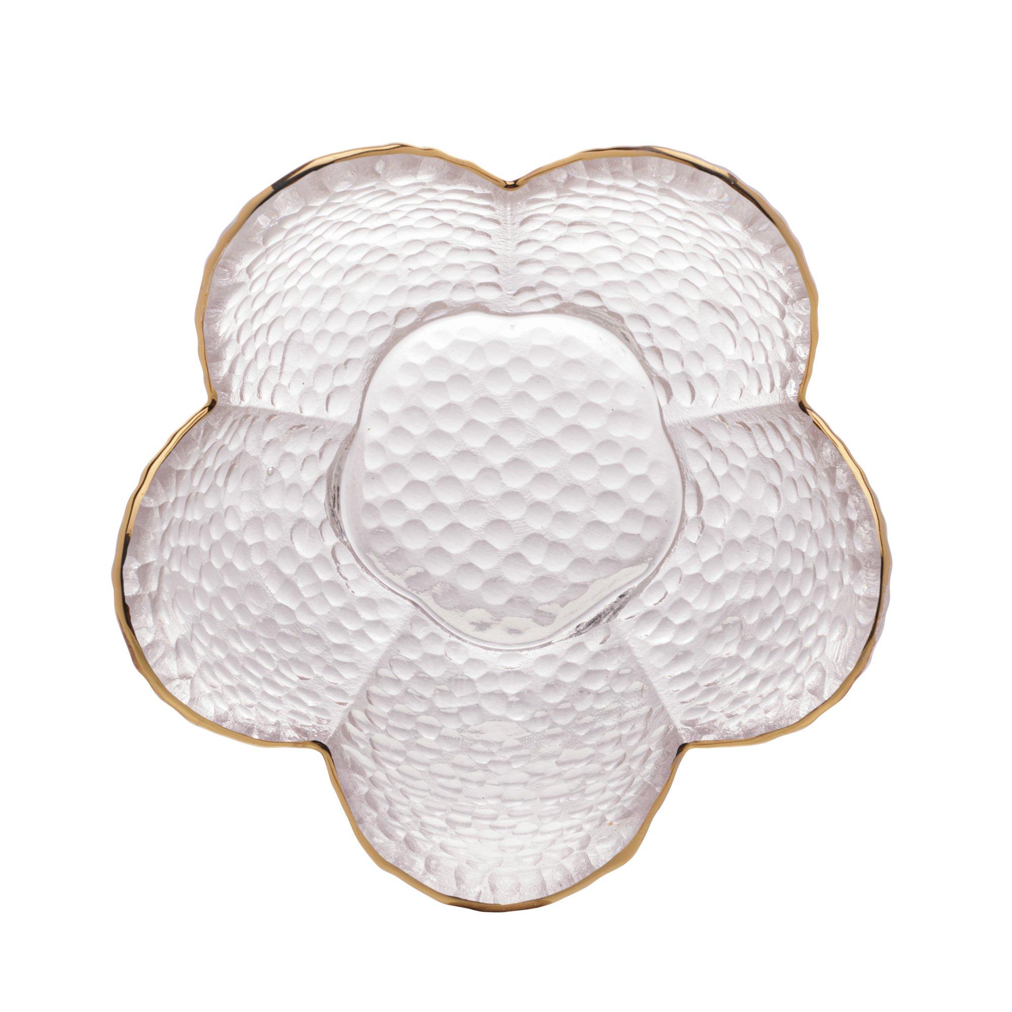 Wolff Blume Kristall Schale  