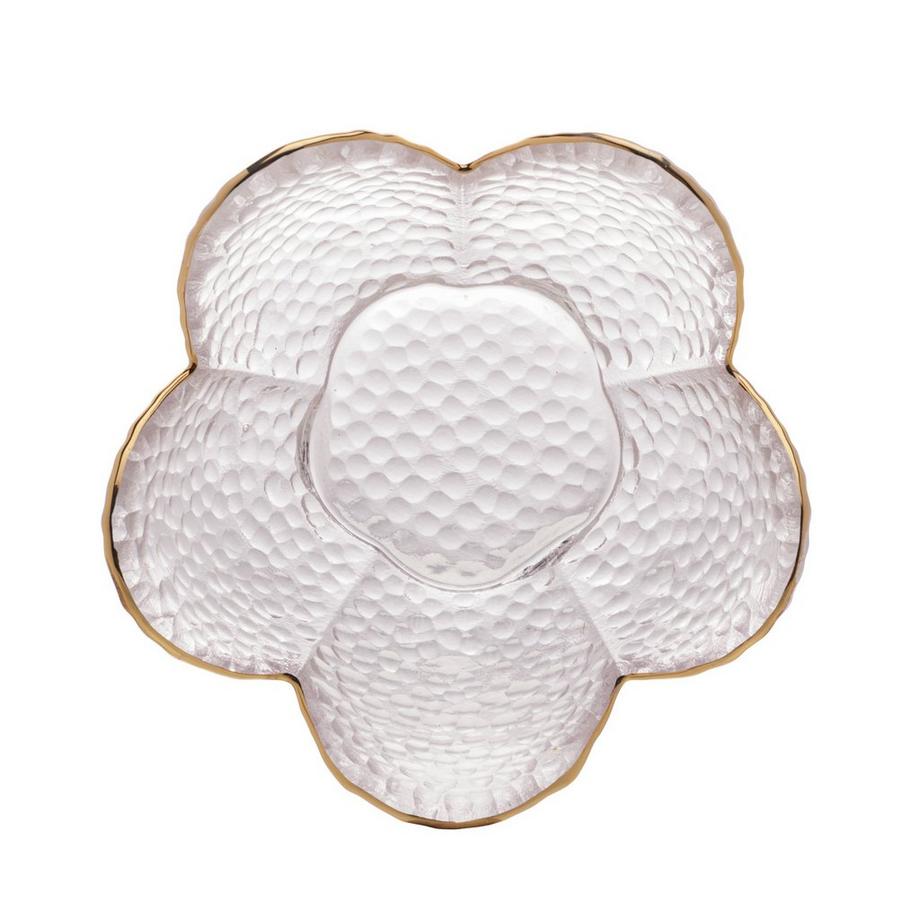 Wolff Blume Kristall Schale  