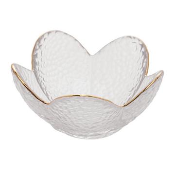 Blume Kristall Schale