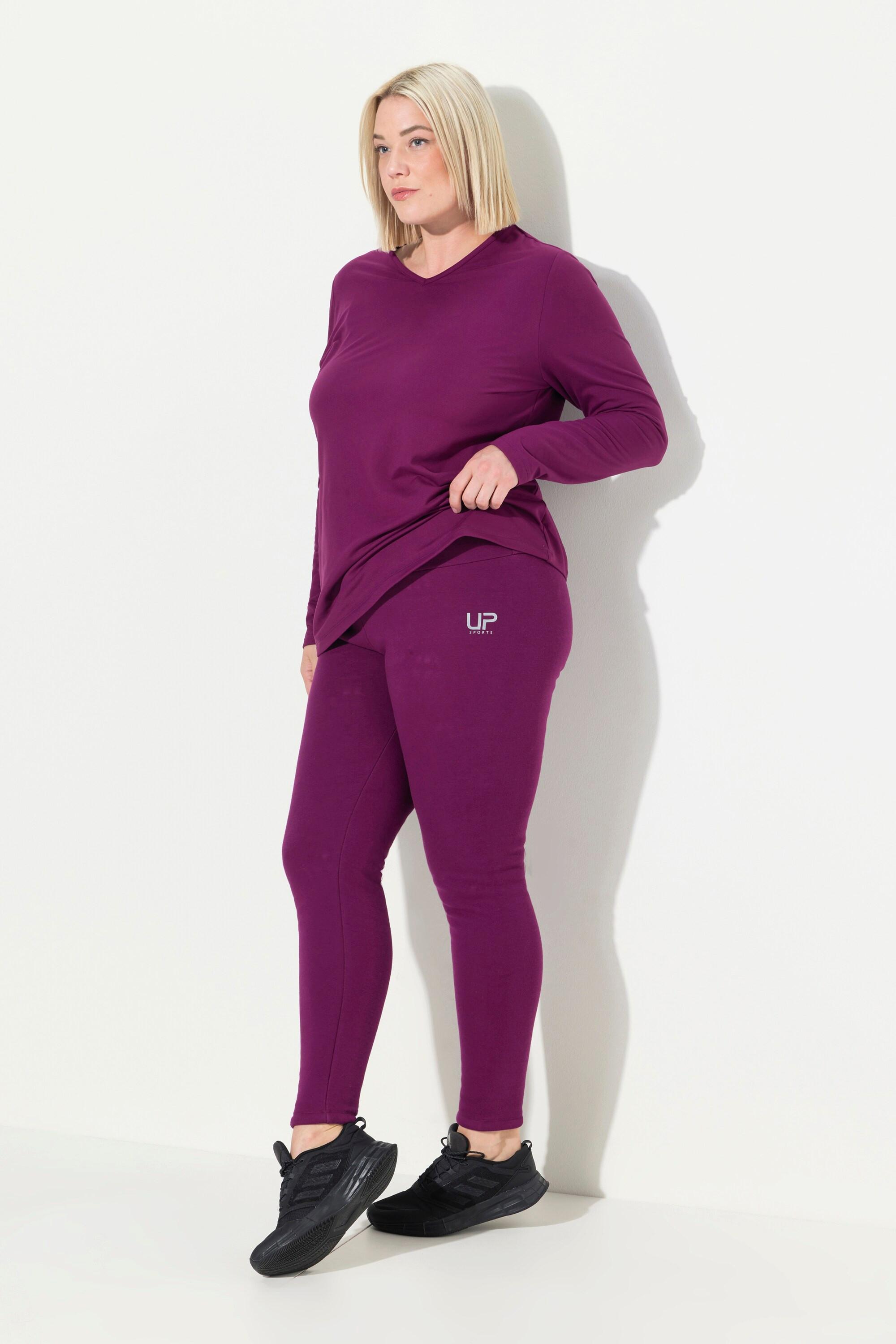 Ulla Popken  Legging taille haute bien chaud, avec doublure en fourrure d'imitation 