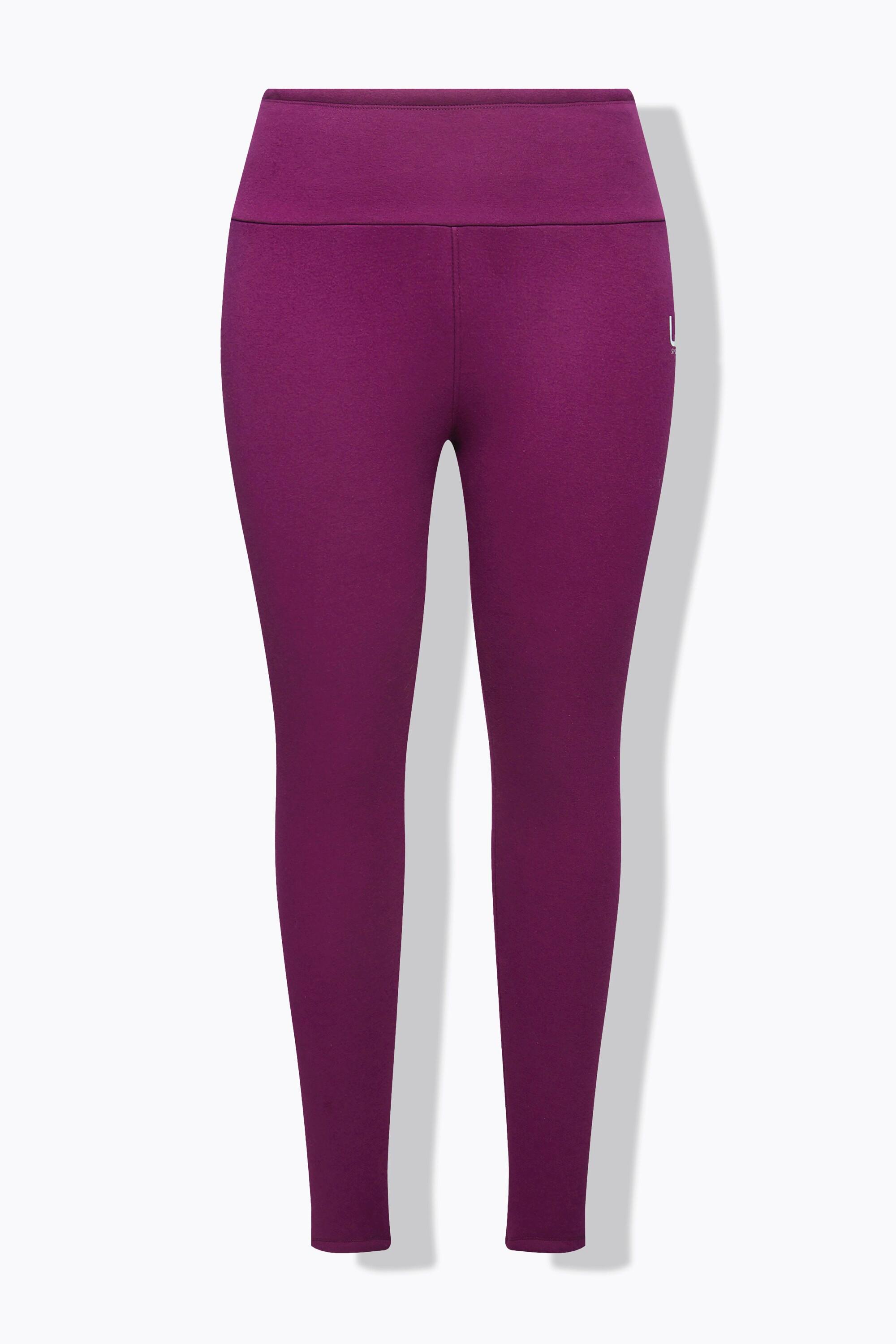 Ulla Popken  Legging taille haute bien chaud, avec doublure en fourrure d'imitation 