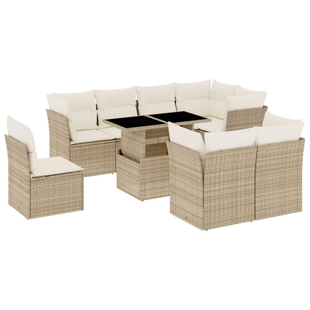 VidaXL Garten sofagarnitur poly-rattan  