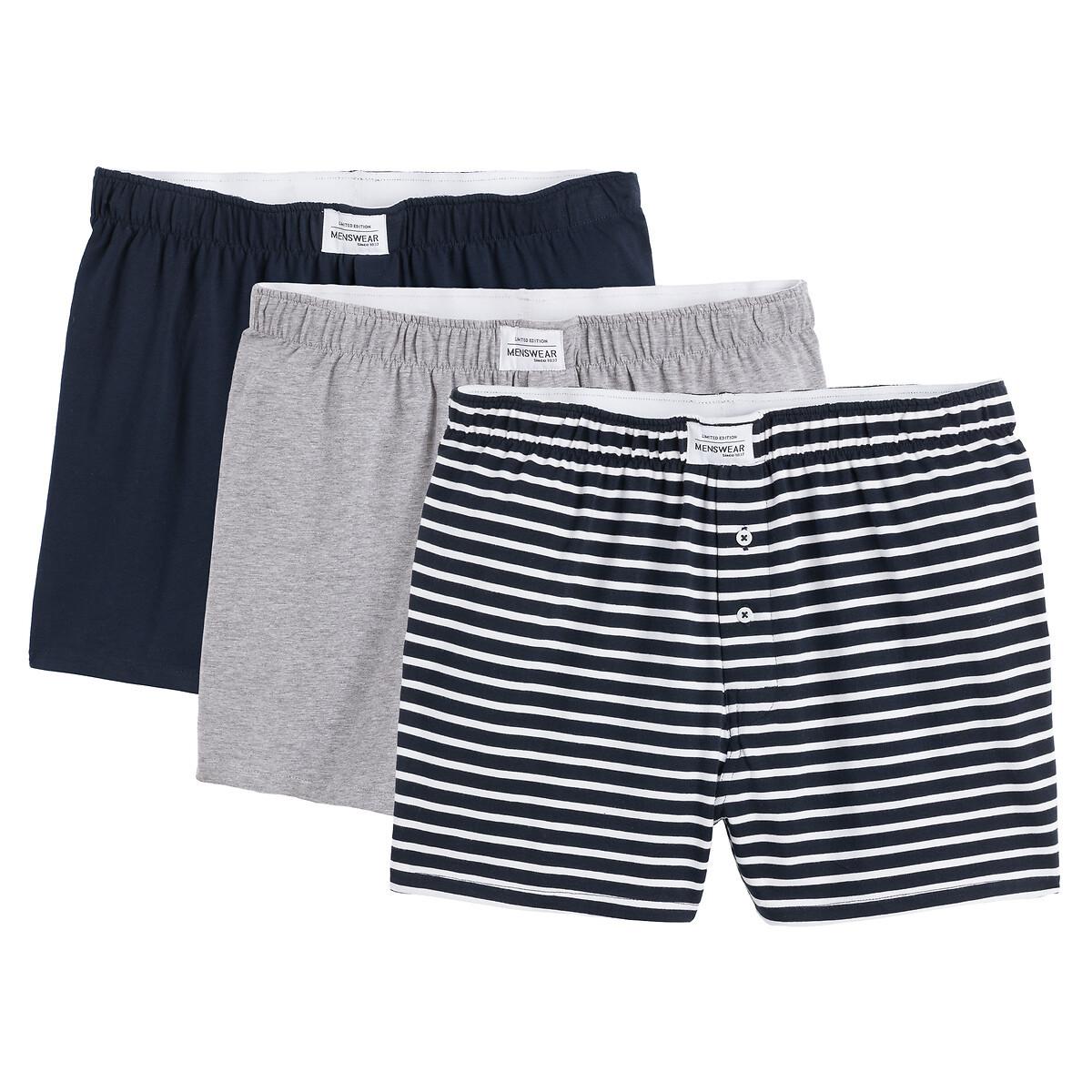 La Redoute Collections Confezione da 3 Boxer in Jersey Stretch  