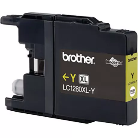 brother  LC1280XLY cartouche d'encre 1 pièce(s) Original Rendement élevé (XL) Jaune 