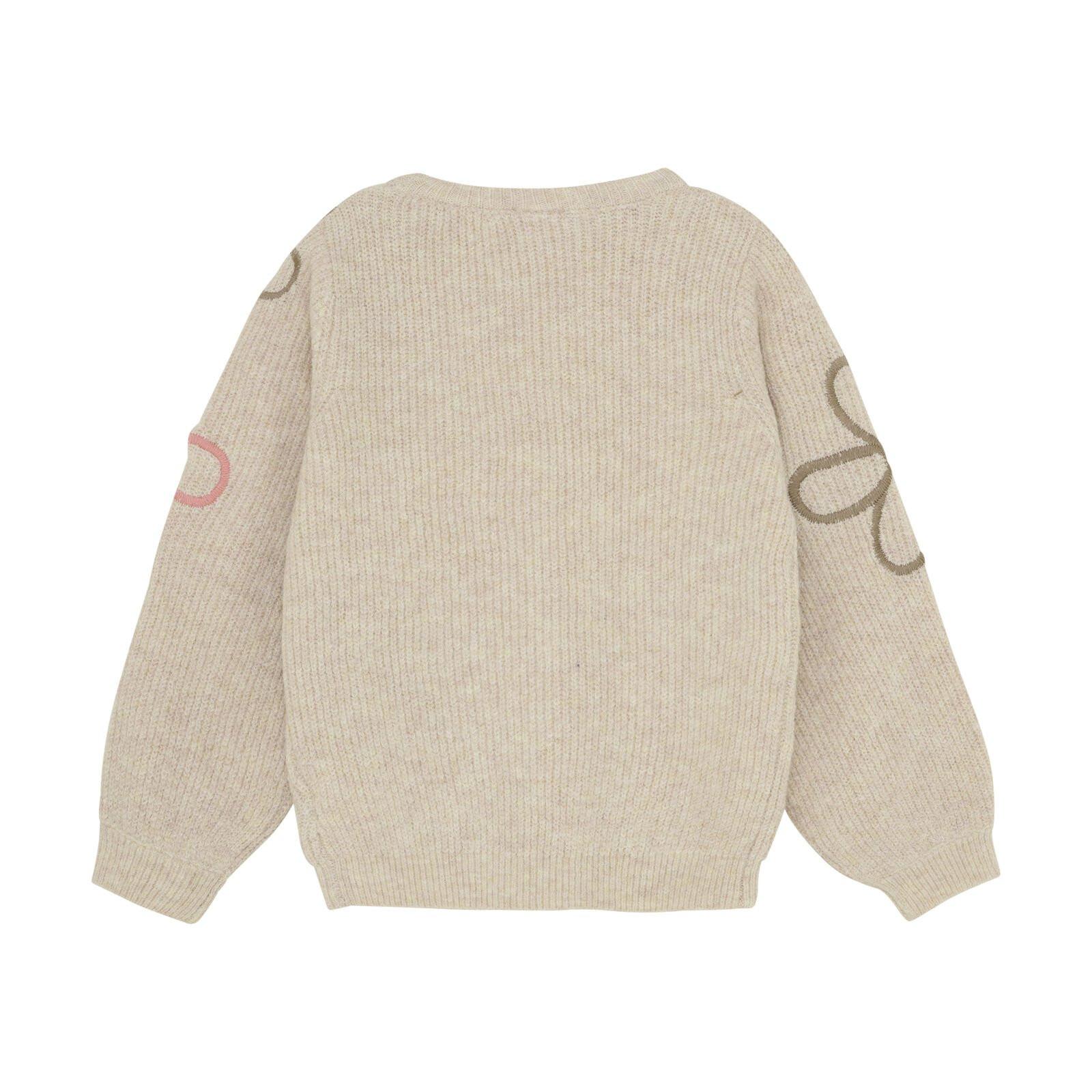 Minymo  Mädchen Strickpullover Marshmallow White 