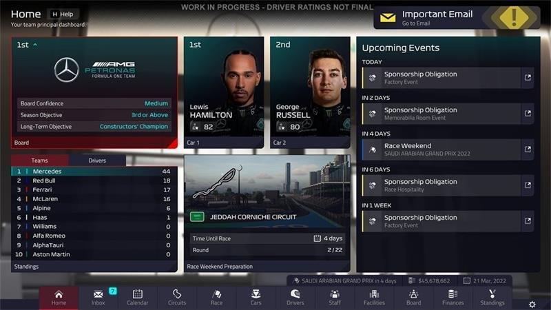 Fireshine Games  F1 Manager 2022 [PS5] (D) 