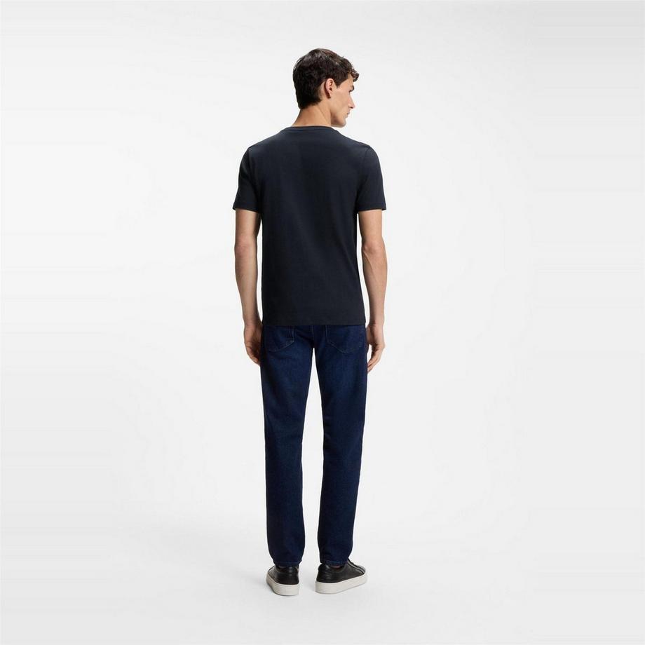 BOSS  Maglietta Arancio Cotone Premium 