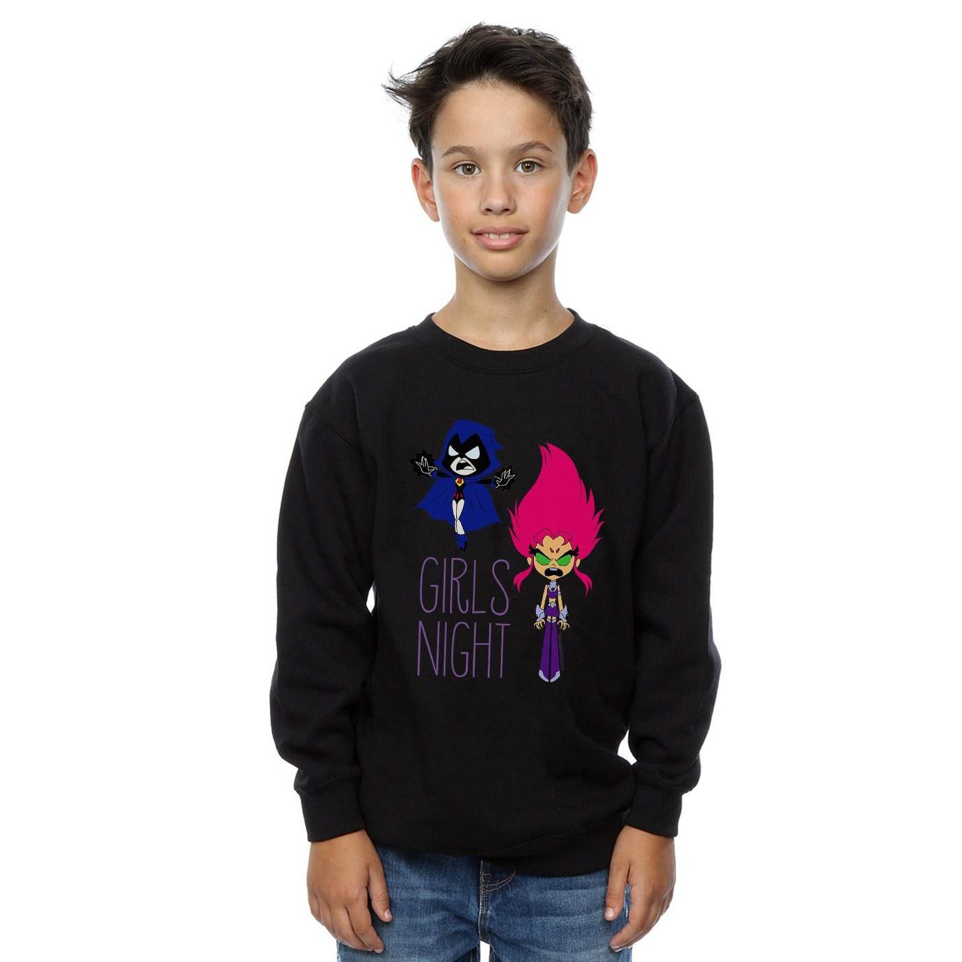 DC COMICS  Teen Titans Go Girls Night Sweatshirt 