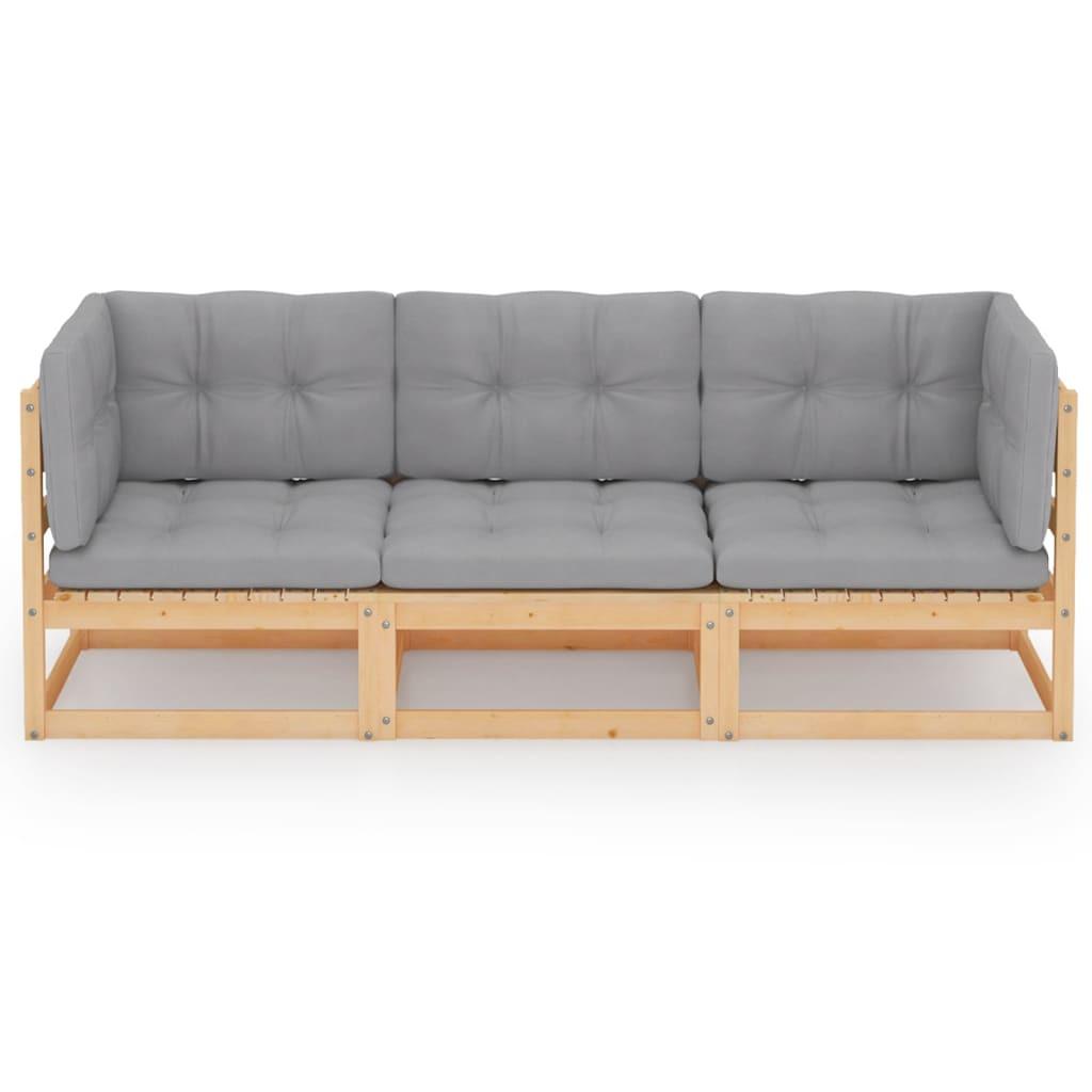 VidaXL Gartensofa kiefernholz  