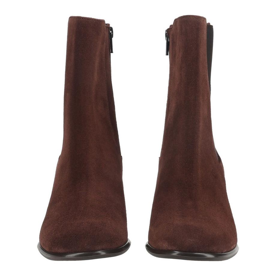 Högl Veloursleder Stiefelette mit Blockabsatz  